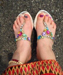 夢展望 | ビジューサンダル(サンダル)