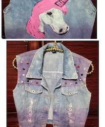 ユニコーンデニムベスト(ベスト)