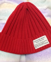 しまむら | 赤ニット帽(ニットキャップ/ビーニー)