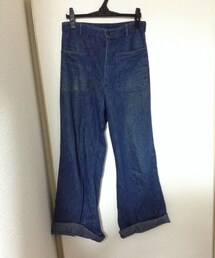 vintageの巻デニム(デニムパンツ)