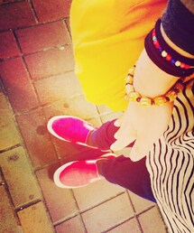 赤スリッポン(その他シューズ)