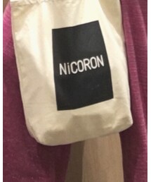 NiCORON | zozotownで抽選でついてくるノベルティです！！！(トートバッグ)