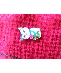 パナマボーイ | おすまし猫のブローチ(ブローチ/コサージュ)