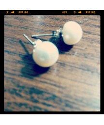 パールピアス(ピアス（両耳用）)