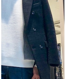 5351 POUR LES HOMMES | アンゴラウサギのチェスターコートです。(チェスターコート)