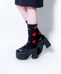 etup shop | 學院風前高後高亮漆皮小流蘇造型厚底鞋
(その他シューズ)