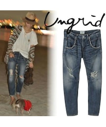 Ungrid | サルエルデニム(デニムパンツ)