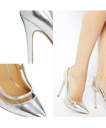 asos | シルバーパンプス(パンプス)