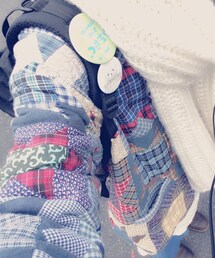 不明 | リバーシブルのパッチワークおばあちゃんブルゾン(ブルゾン)