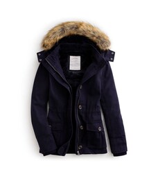 lativ | Hooded coat with fur inner(ダウンジャケット/コート)