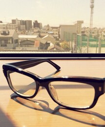 RAGEBLUE | 黒縁メガネ (サングラス)