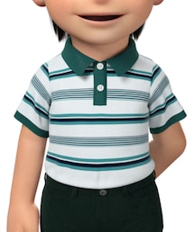 出木杉くんの服 | 出木杉くんのボーダーポロシャツ(ポロシャツ)