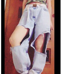 REMAKE ITEM | デニムパンツ