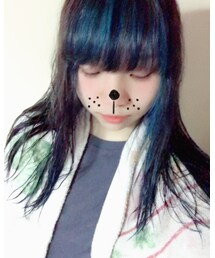 💇🦋 | 黒×青(その他)