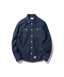 ESPIONAGE | Pat Wabash L/S Shirt Indigo(シャツ/ブラウス)
