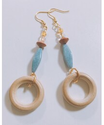 自分で作りました | ピアス（両耳用）