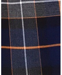 ZARA | チェック柄ロールアップパンツ(パンツ)