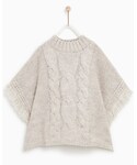 ZARA(ザラ)の「ジャケット/アウター(ポンチョ)」