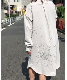 バックスタイル | シャツワンピース