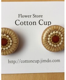 Cotton Cup | ピアス（両耳用）
