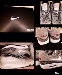 NIKE | Nike air max 1 iD - Alan Young , named by myself .(スニーカー)