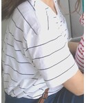 GU(ジーユー)の「トップス(Tシャツ/カットソー)」