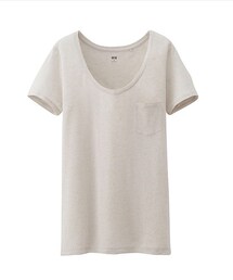 UNIQLO | モダールリネンTシャツ(Tシャツ/カットソー)