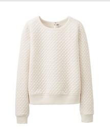 UNIQLO | キルトプルオーバー
(スウェット)