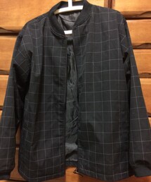 no brand | タイル柄のブルゾン(ブルゾン)