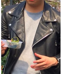 GLOBAL WORK | 五分丈レイヤードシャツ(Tシャツ/カットソー)