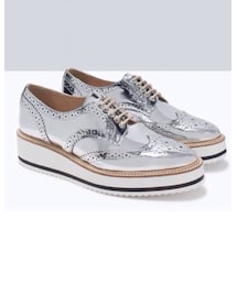 ZARA | メタリックシューズ(ドレスシューズ)