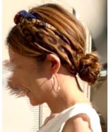 スカーフ🐆♡ | ヘアアクセサリー