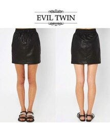 EVIL TWIN | PUレザースカート(スカート)