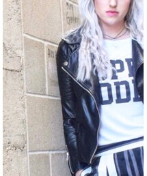 shein | ライダースジャケット