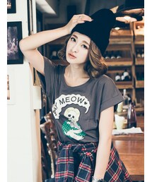 lazybone | Say Meow(Tシャツ/カットソー)