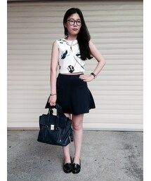 ZARA | 印花裁剪上衣(その他トップス)