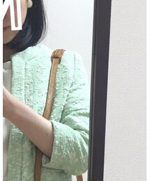 ZARA | ノーカラージャケット