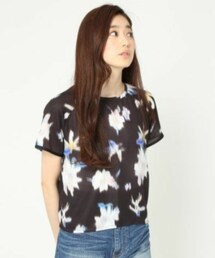 JEANASIS | フラワーシフォンプルオーバーSS(トップス)