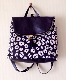 KNIT IS CANVAS! | 3way leather backpack(バックパック/リュック)