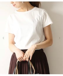 Spick & Span | コットンスムースTシャツ(Tシャツ/カットソー)