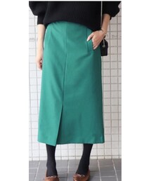 SLOBE IENA | ウーリッシュフラノサイドポケットスカート(スカート)