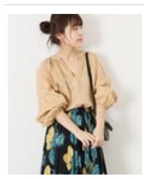 Spick & Span | アサギャザープルオーバー(シャツ/ブラウス)