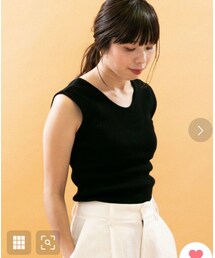 WORK NOT WORK URBAN RESEARCH | 針抜きリブノースリーブプルオーバー(Tシャツ/カットソー)