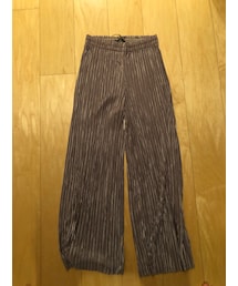 ZARA WOMAN | プリーツ加工パンツ(その他パンツ)
