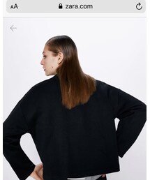 ZARA | シームディテールスウェットシャツ(スウェット)