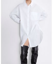 ZARA | オーバーサイズ仕様ポプリンシャツ(シャツ/ブラウス)