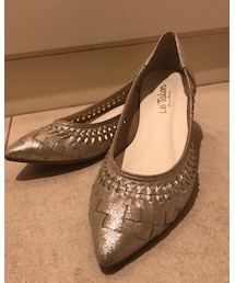 LE TALON | POサシメッシュFT シルバー　23.5  ¥8000＋税(パンプス)