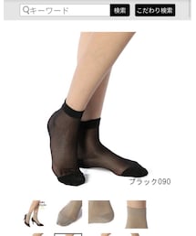 Fukuske | セミシアーラメ　クルー丈ソックス(ソックス/靴下)