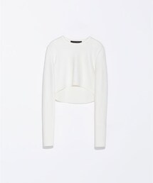 ZARA | 不規則短上衣(その他トップス)