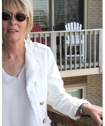 WHITE HOUSE BLACK MARKET | ノーカラージャケット